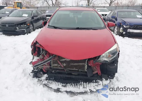 2016 Toyota Corolla Le z USA, uszkodzony, nr VIN 2T1BURHE4GC617564